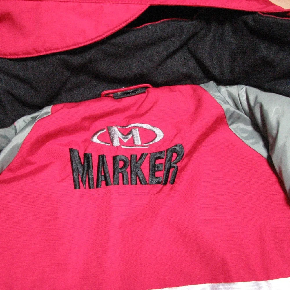 Marker Ski Coat Red Black Jacket Boy Size 16 Snow
